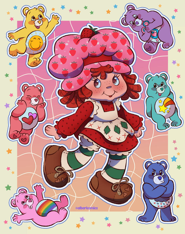 Strawberry Shortcake x Care Bears