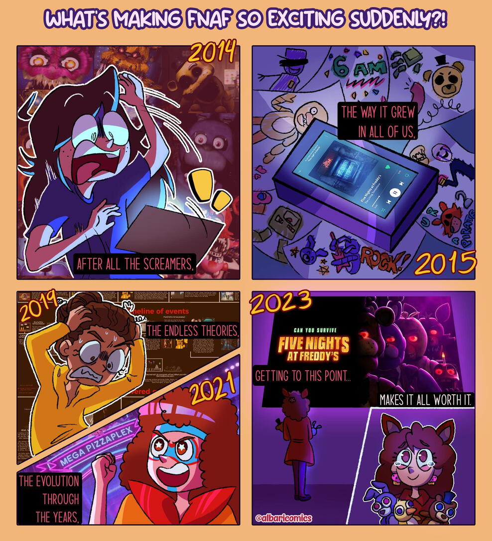"FNAF movie" - original shortcomic